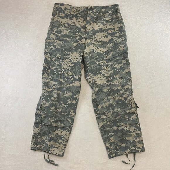 US Army -Trouser- Combat Camo Uniform Ripstop Sz MediumxShort SPM100-05-D-0408 - Picture 1 of 9